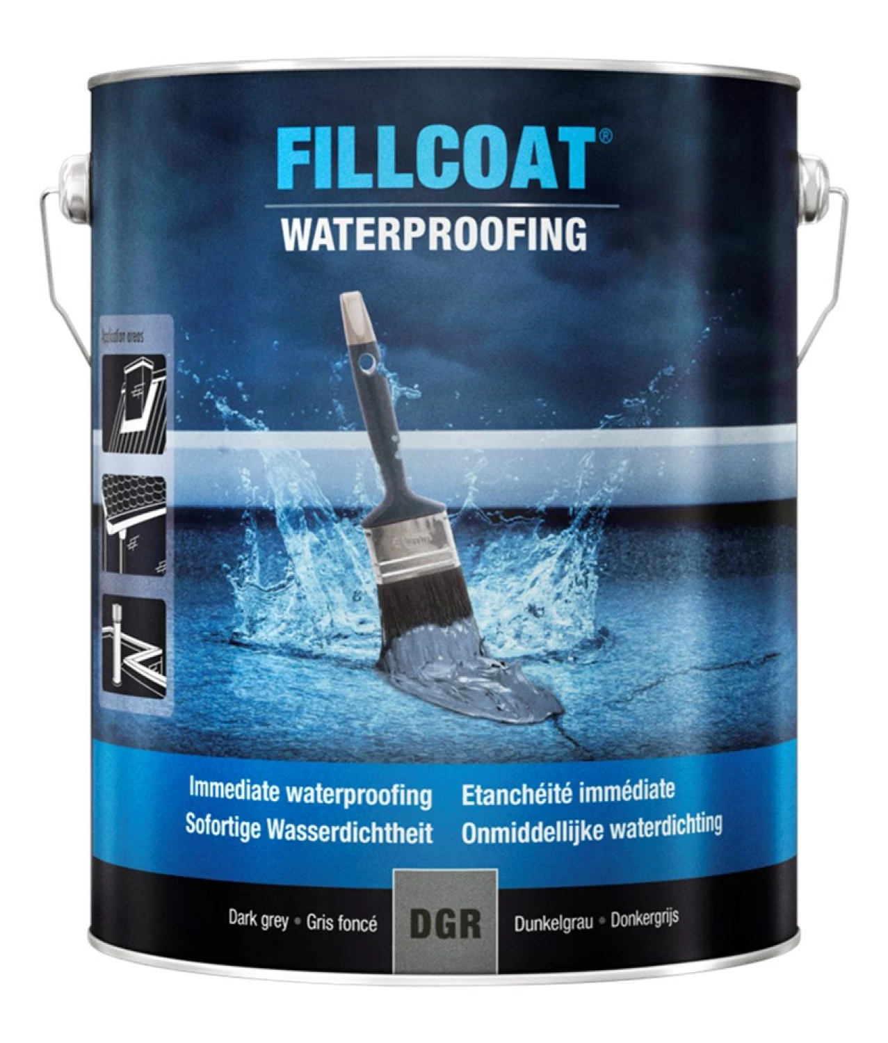 Rust-Oleum Fillcoat - RAL 7035 lichtgrijs - 1L