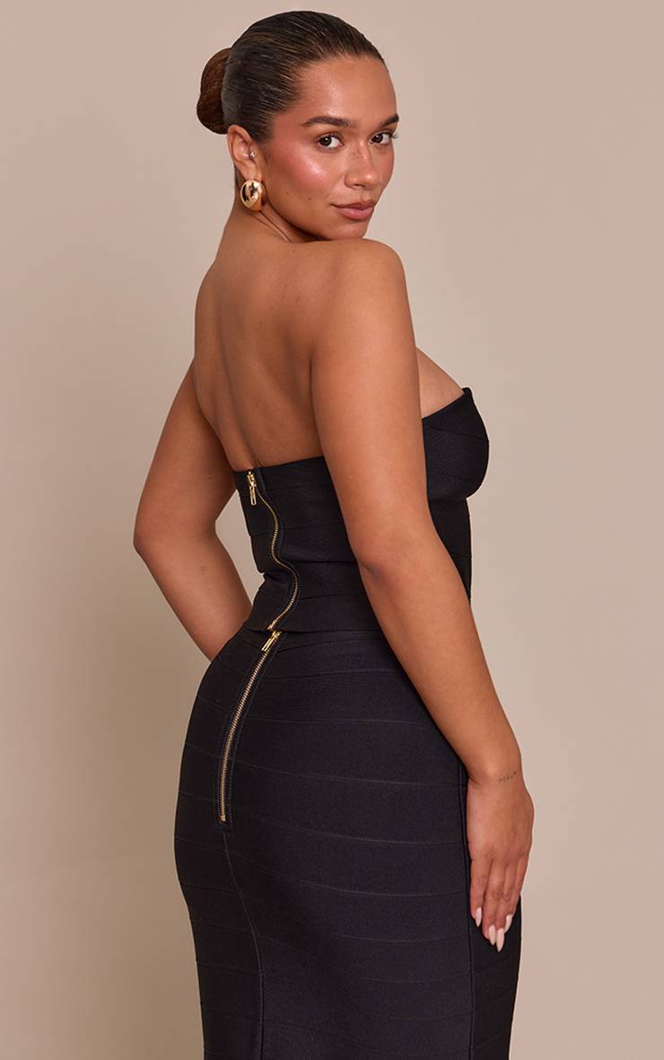 Noir Top Bandeau Bandage Shape