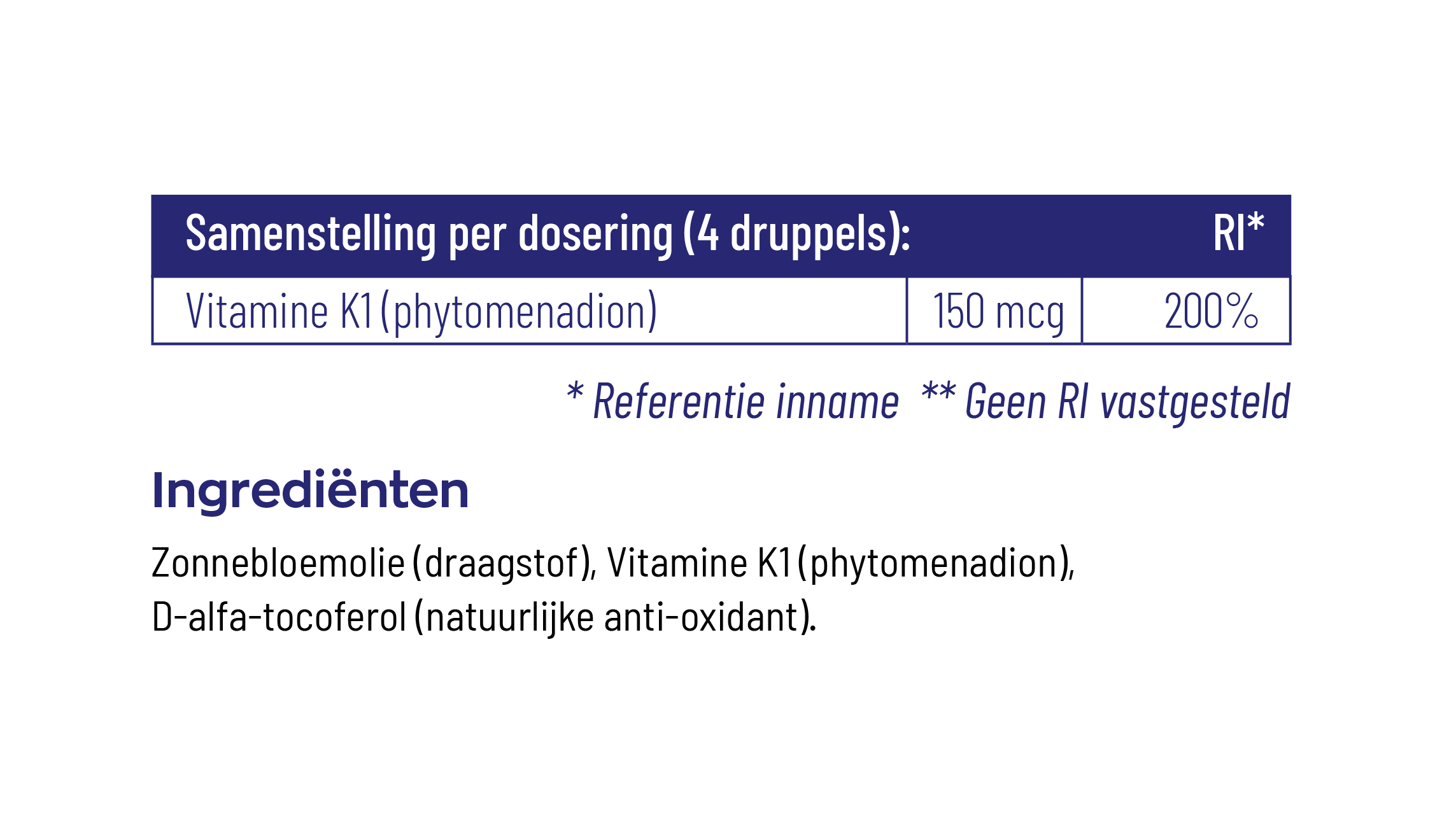 Vitamine K & D Baby