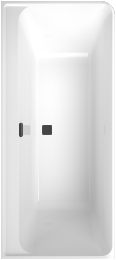Villeroy & Boch Collaro inbouw ligbad 160x75cm wit met zwarte afvoerplug