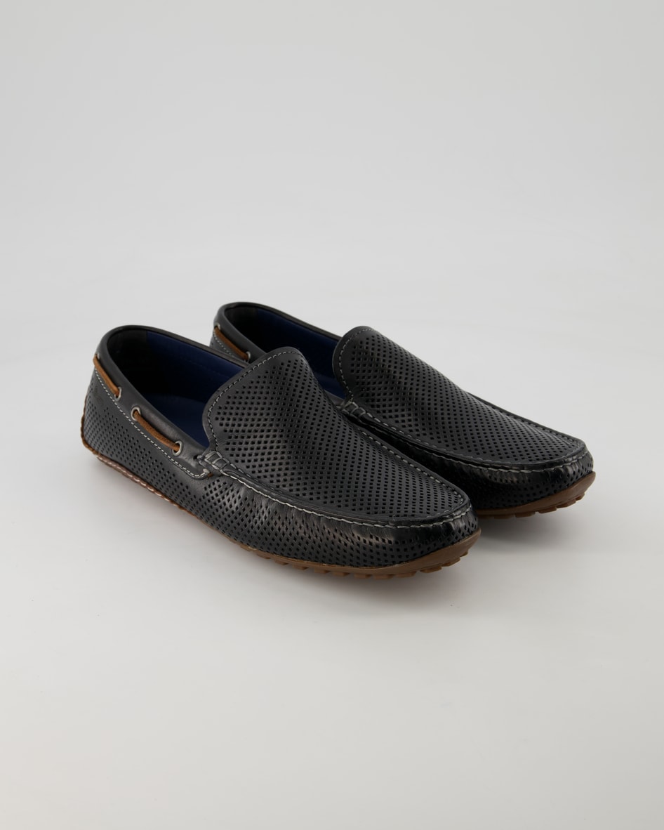 Sioux Carulio-706 Mokassins in Schwarz