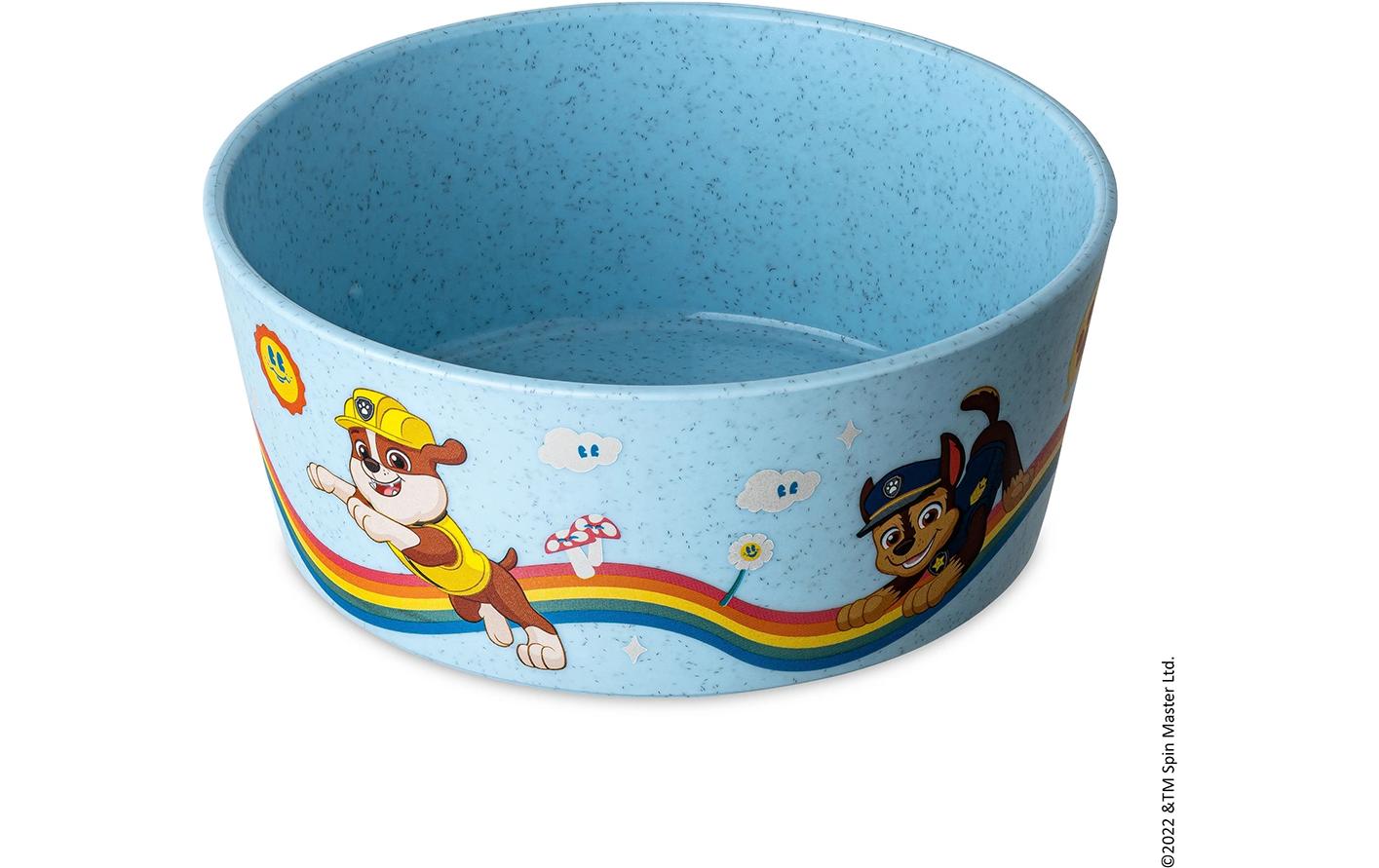 Kinderschüssel CONNECT PAW PATROL sky blue 400 mlSchüssel aus recyceltem Material in perfekter Grösse für Kinder
