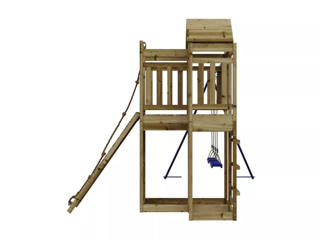 Aire de jeux d'extérieur bois de pin imprégné
