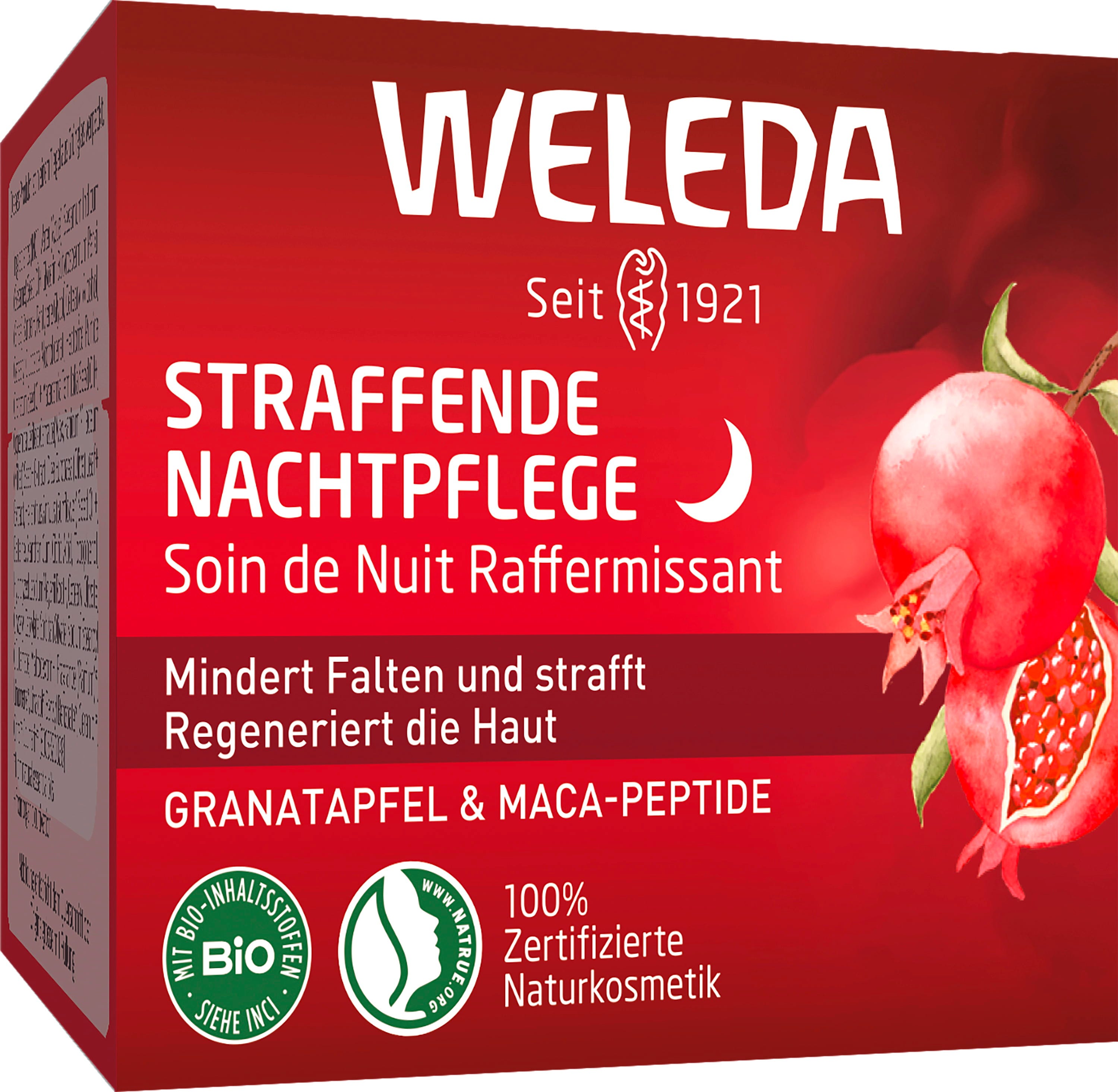 Weleda  Granatapfel & Maca-Peptide Straffende Nachtpflege, 40 ml