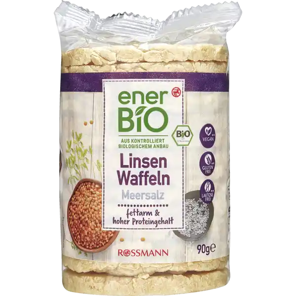 Linsenwaffeln Meersalz