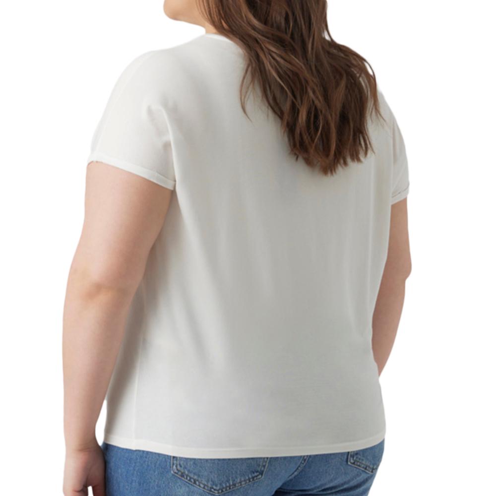 Vero Moda T-shirt Blanc Femme Vero Moda Maya
