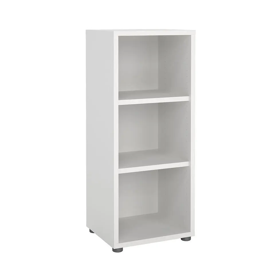 Hioshop Prima wandkast 3 vakken wit