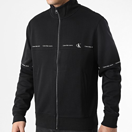 Veste Zippée Repeat Logo 0027 Noir
