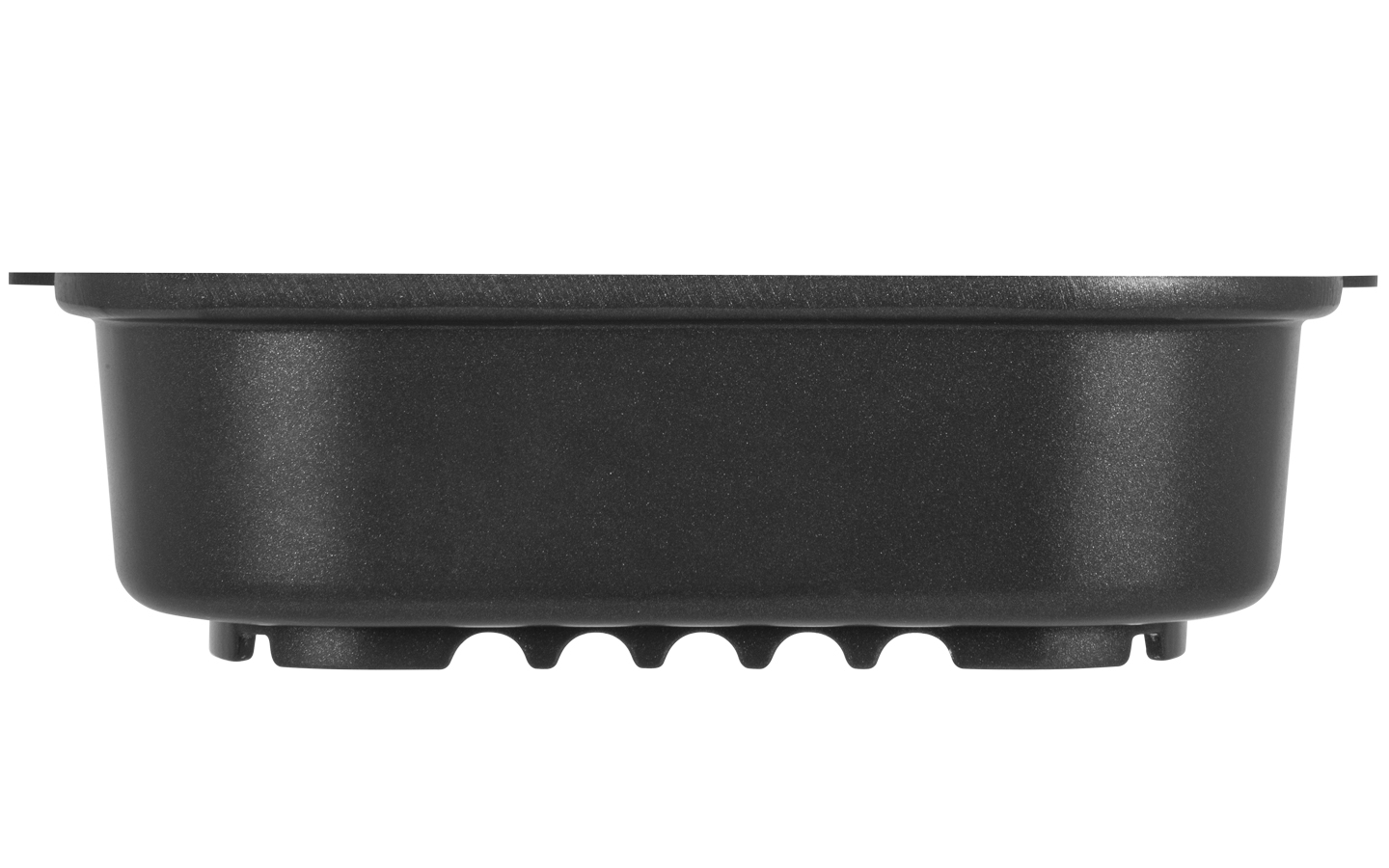 Brunner Devil Square Aluminium Kasserole mit Antihaft-Beschichtung 24 x 22 x 6,7 cm