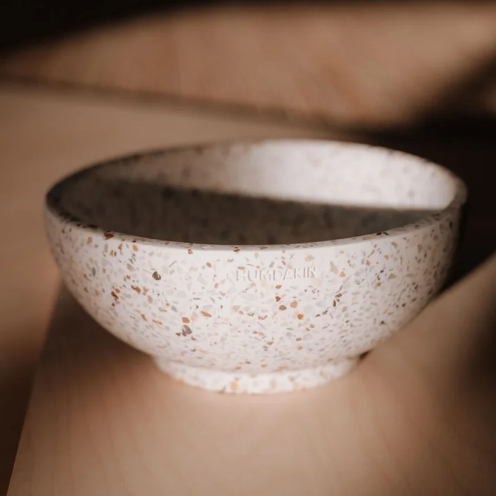 Humdakin - Genova Terrazzo Schale, Ø 18 x 8 cm, rot / beige