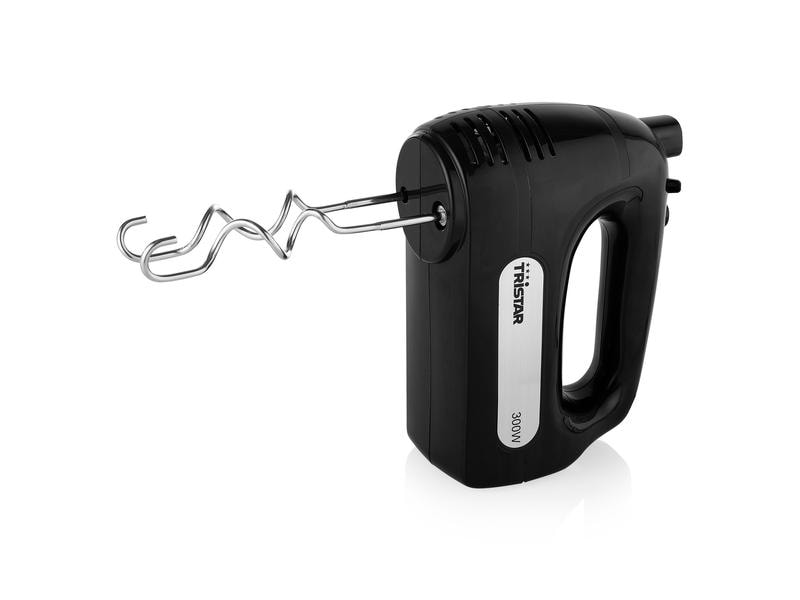 Tristar Handmixer MX-4201 Schwarz Handmixer mit 6 Geschwindigkeitseinstellungen