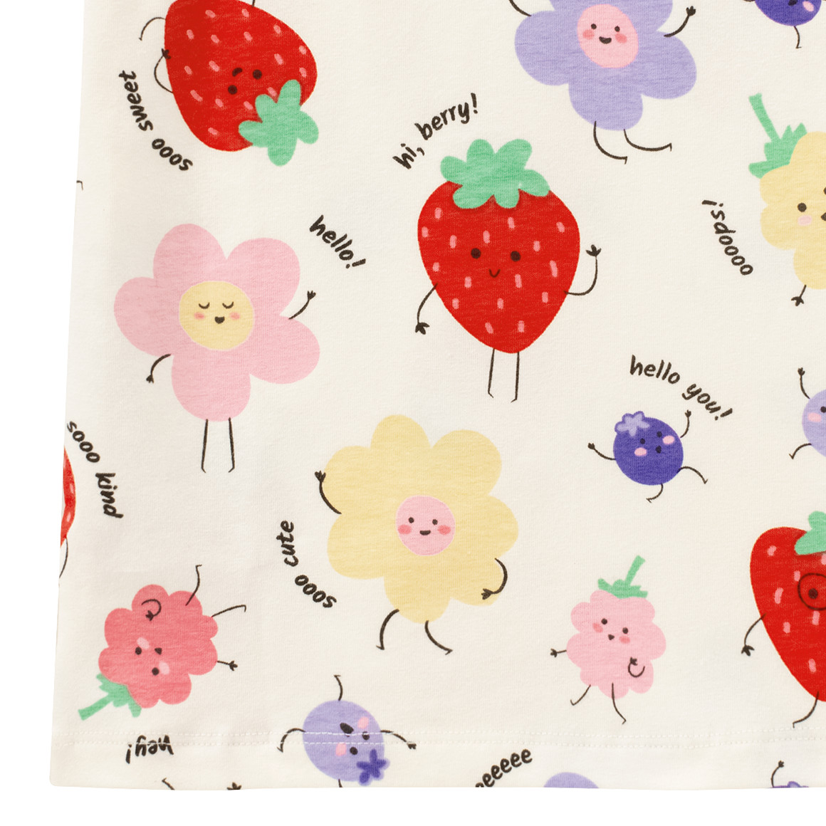 Topolino Mädchen T-Shirt mit Allover-Print creme