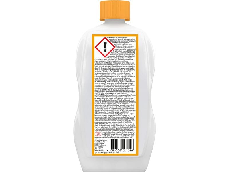 Swirl Entkalkungsmittel Anti Calc Bio Liquid Universal 375 Swirl Entkalker entfernt hartnäckige Kalkbeläge