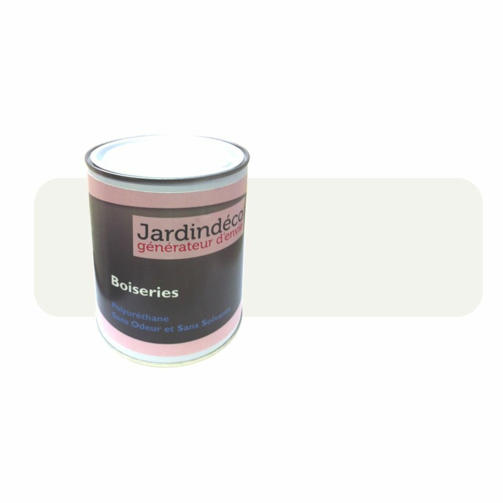 Peinture crème pour meuble en bois brut 1 litre