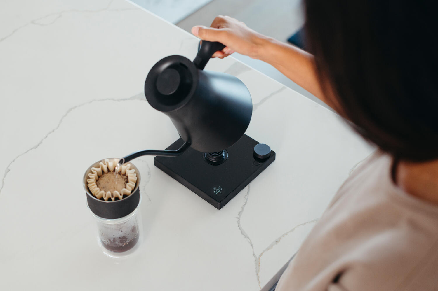Fellow  Stagg EKG Pro pour-over elkedel, Matte Black - 0.9L