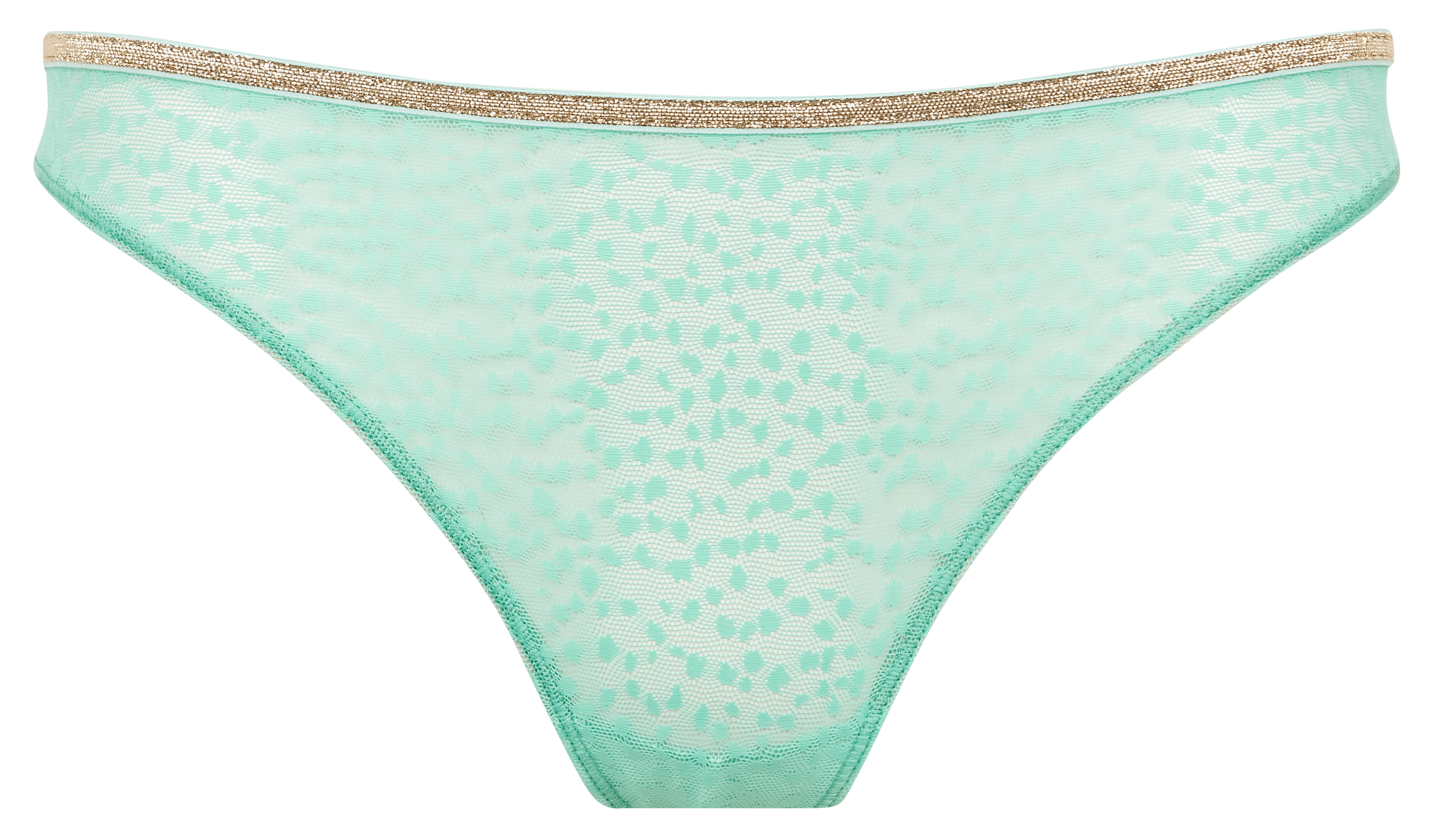 GEORGIA - Brésilien en dentelle| Vert