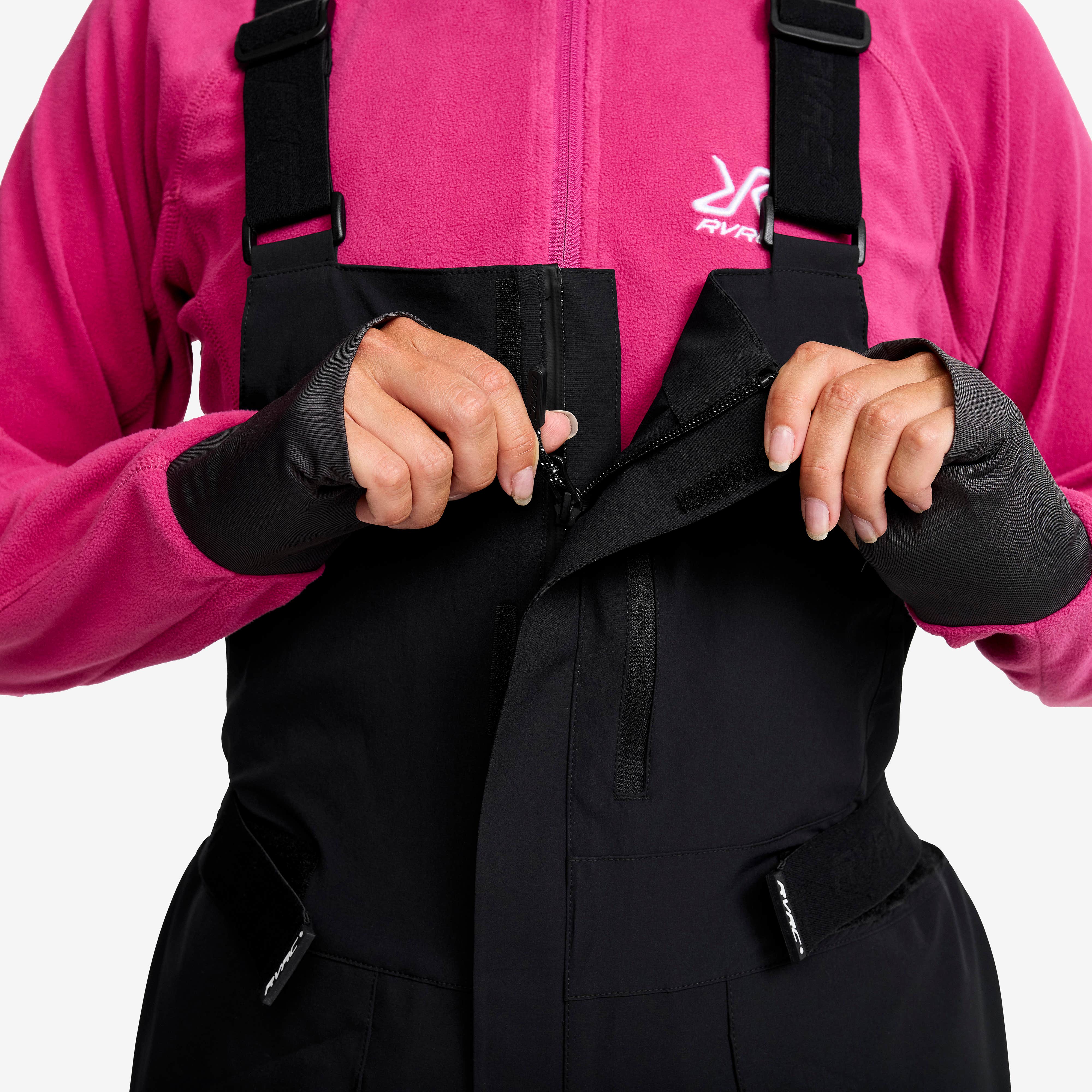 Atlas 3L Ski Bib Pants Dame Black