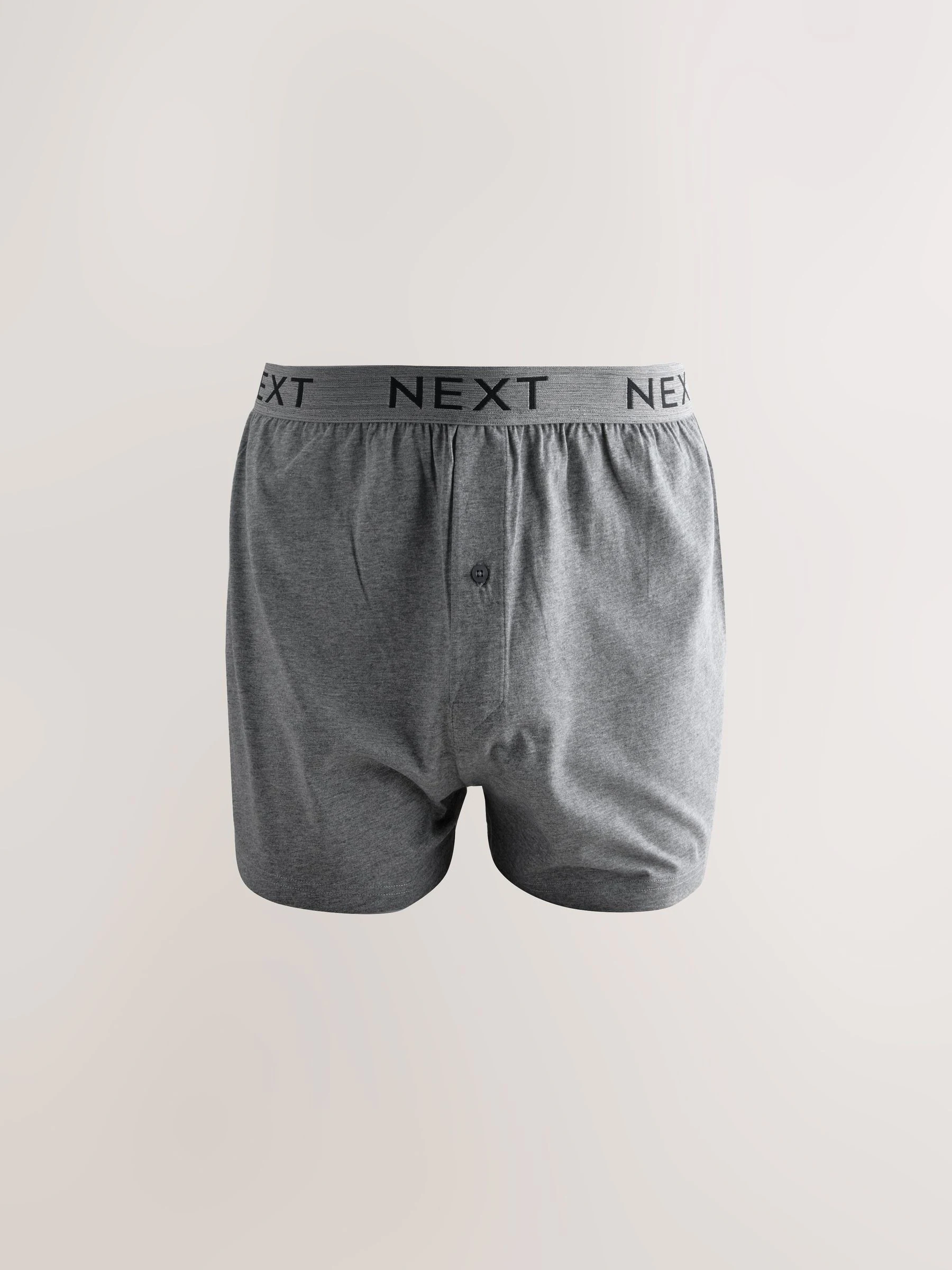 Gemêleerd blauw/grijs - Boxershorts met wijde pasvorm