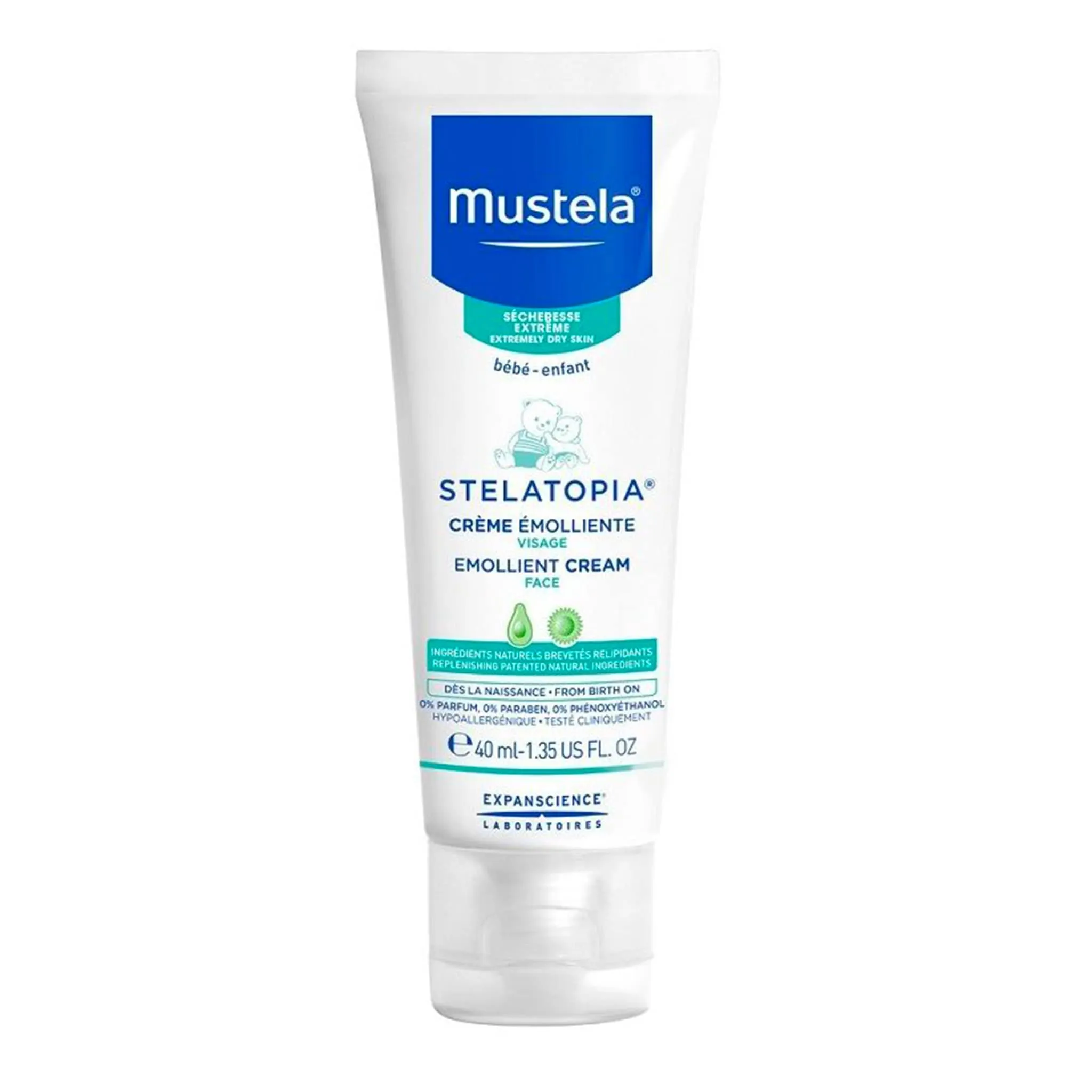 Mustela Crème Émolliente Visage Stelat