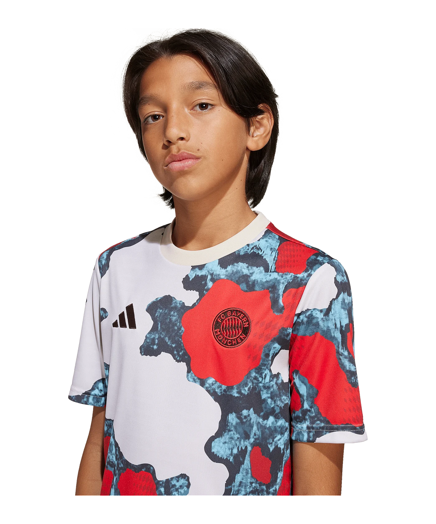 adidas FC Bayern München Prematch Shirt 2024/2025 Kids Rot