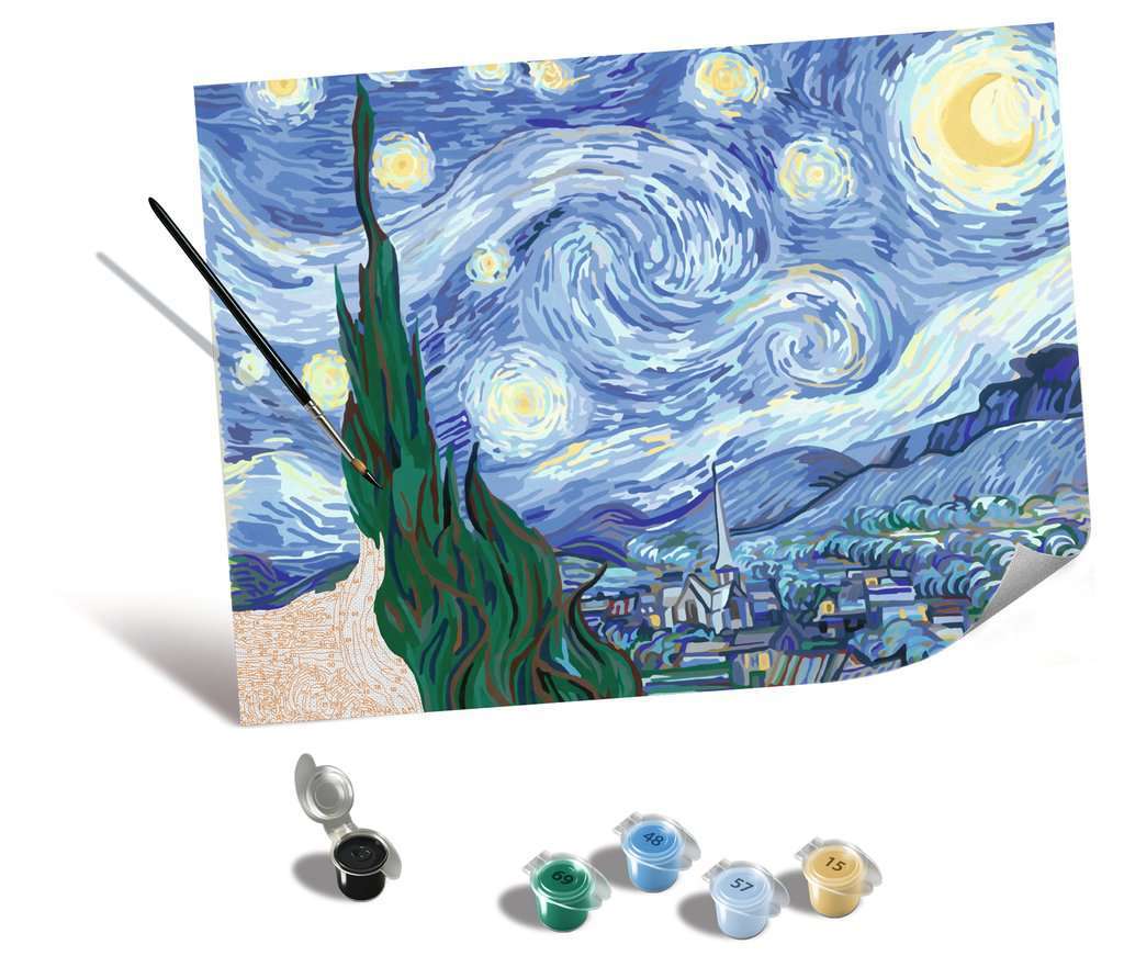 Ravensburger Spiel Leinwand ART Collection: Sternennacht (Van Gogh)