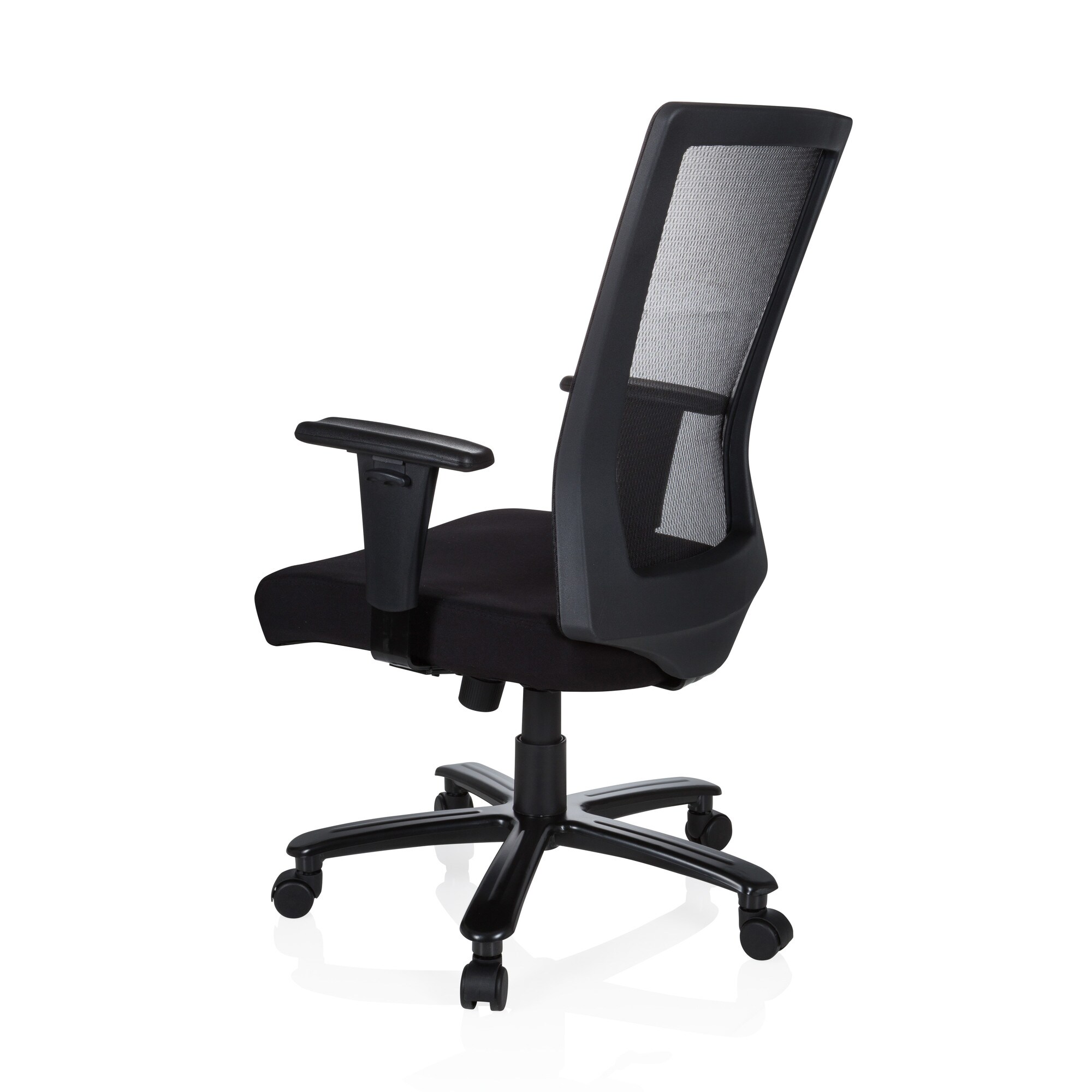 XXL Drehstuhl XXL EXTENDER Stoff/Netzstoff mit Armlehnen (höhenverstellbar) hjh OFFICE
