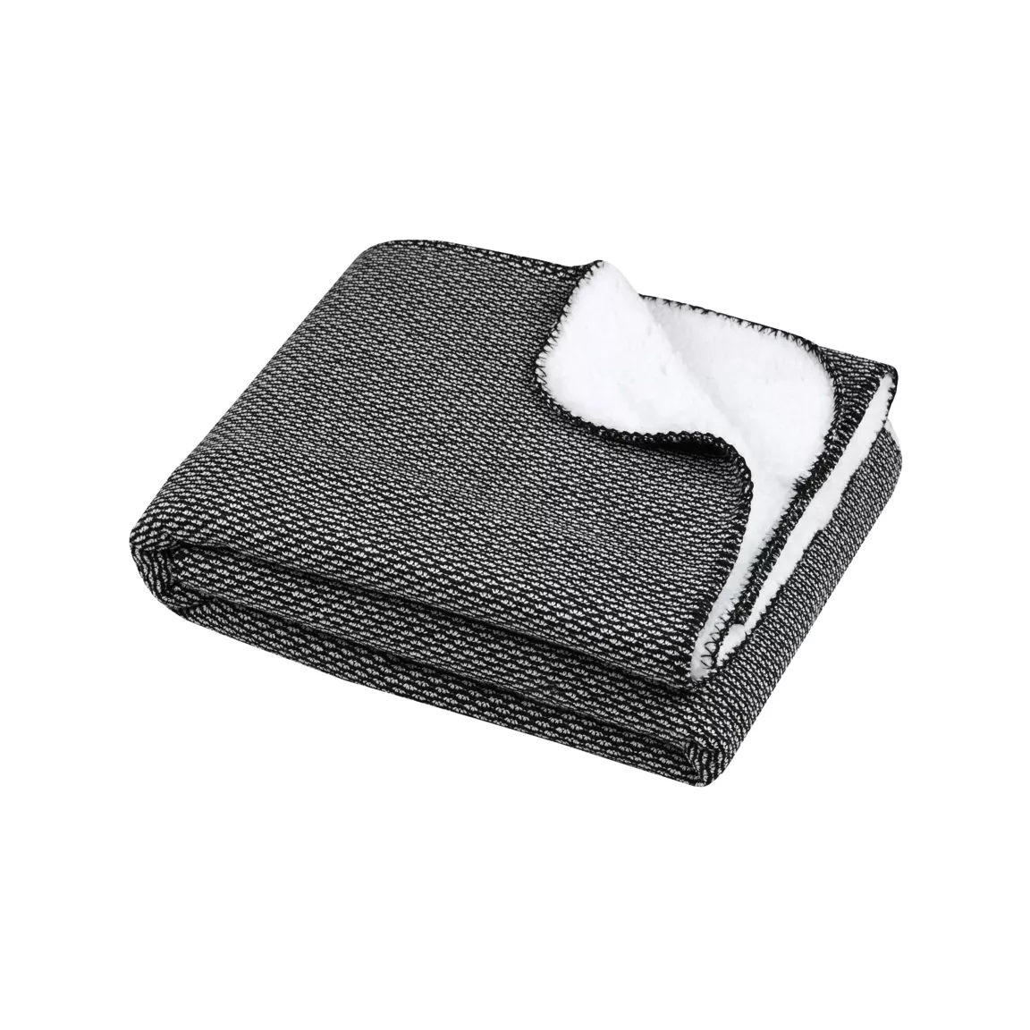 Plaid doux (130 x 160 cm) Dookie Noir
