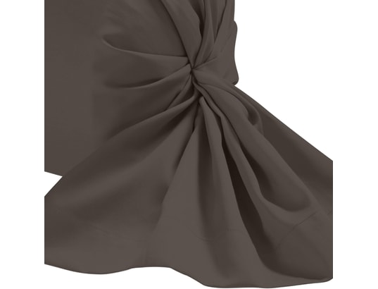 TERRE DE NUIT - Taie d'oreiller Taie de traversin zinc 100% coton 140 cm