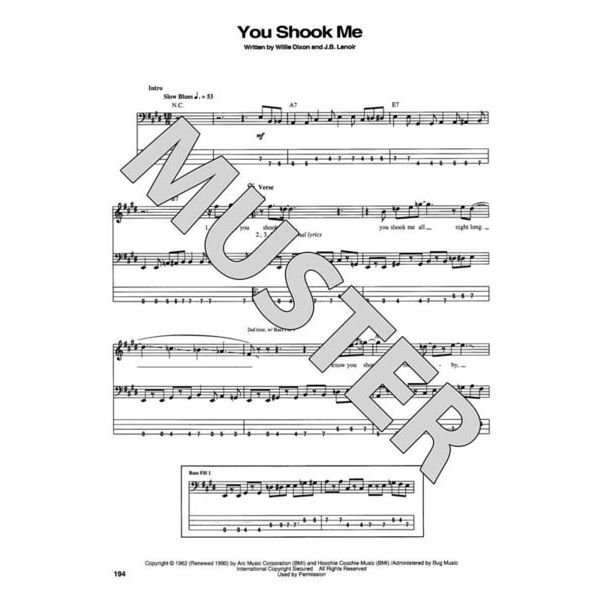 Hal Leonard Rock Bass Bible