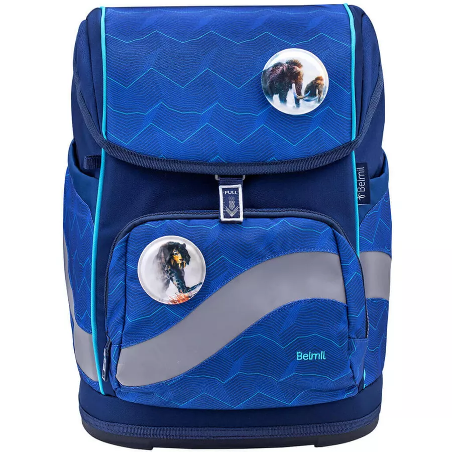 Belmil Schulranzen Premium Smarty Plus Set 5-teilig Estate Blue