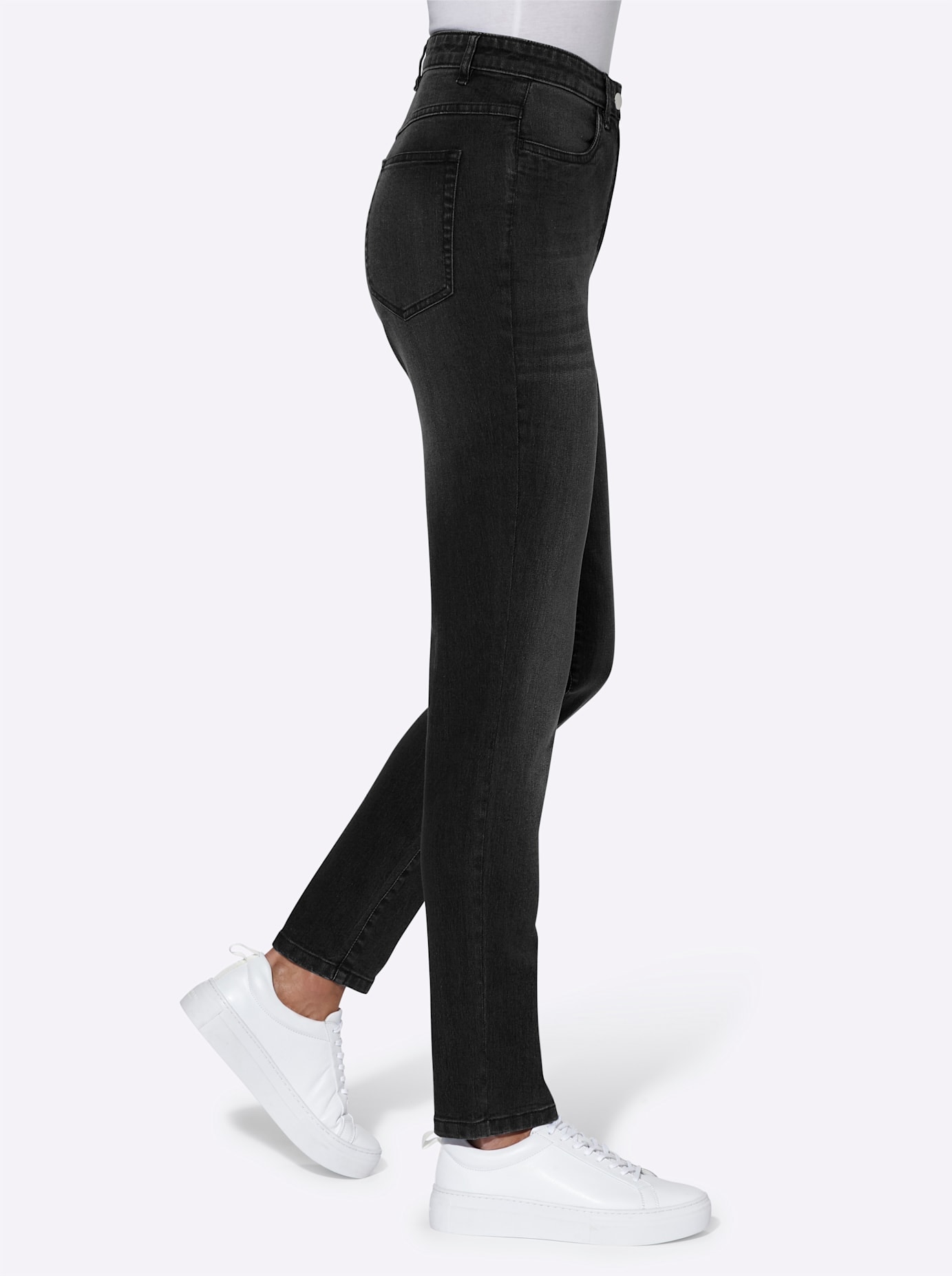 Classic Basics High-waist-Jeans 1 Stk. tlg.