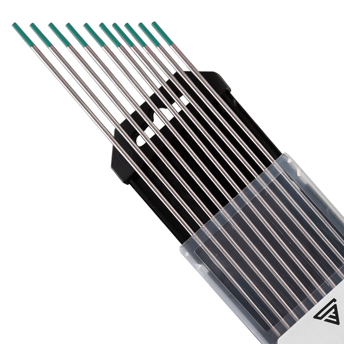 STAHLWERK Wolfraamelektroden / Laselektroden WP Groen 2,4 mm x 175 mm 10-delige set