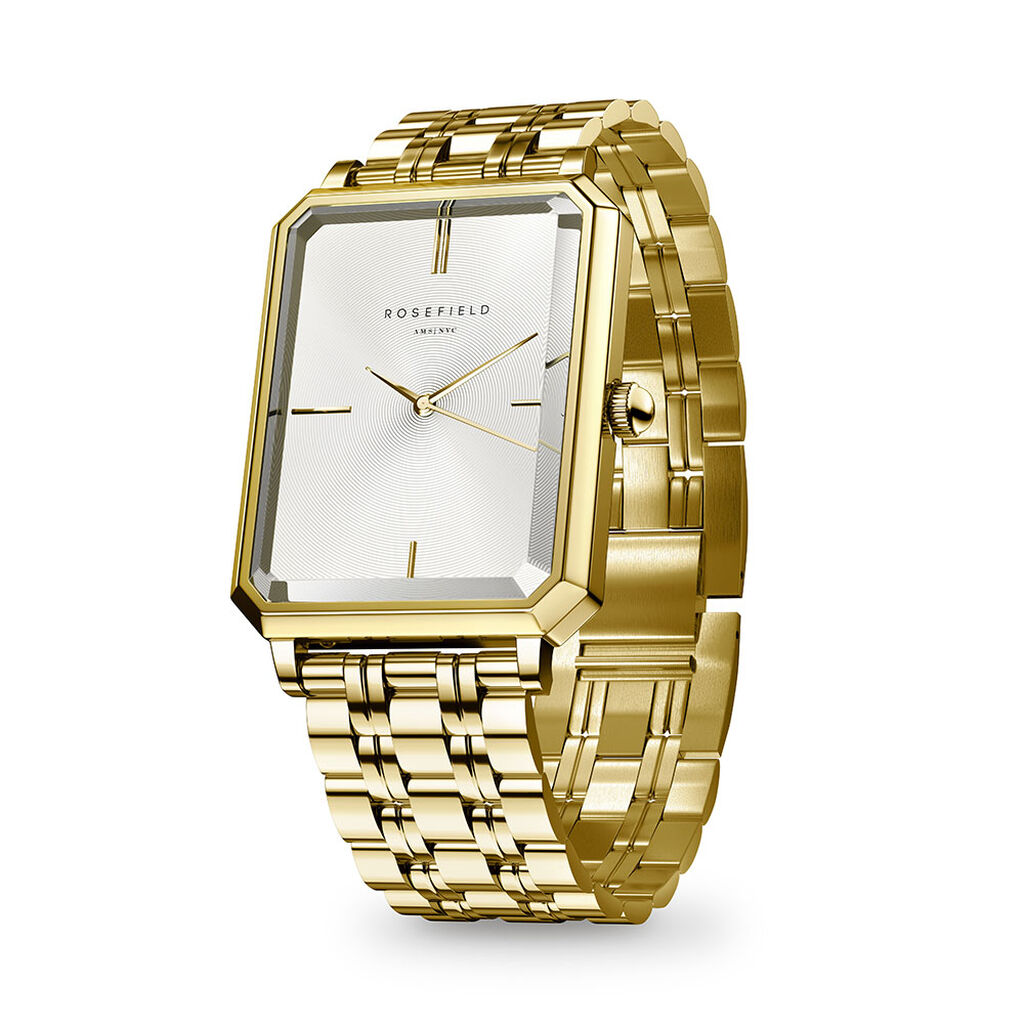 Montre Rosefield Octagon Blanc