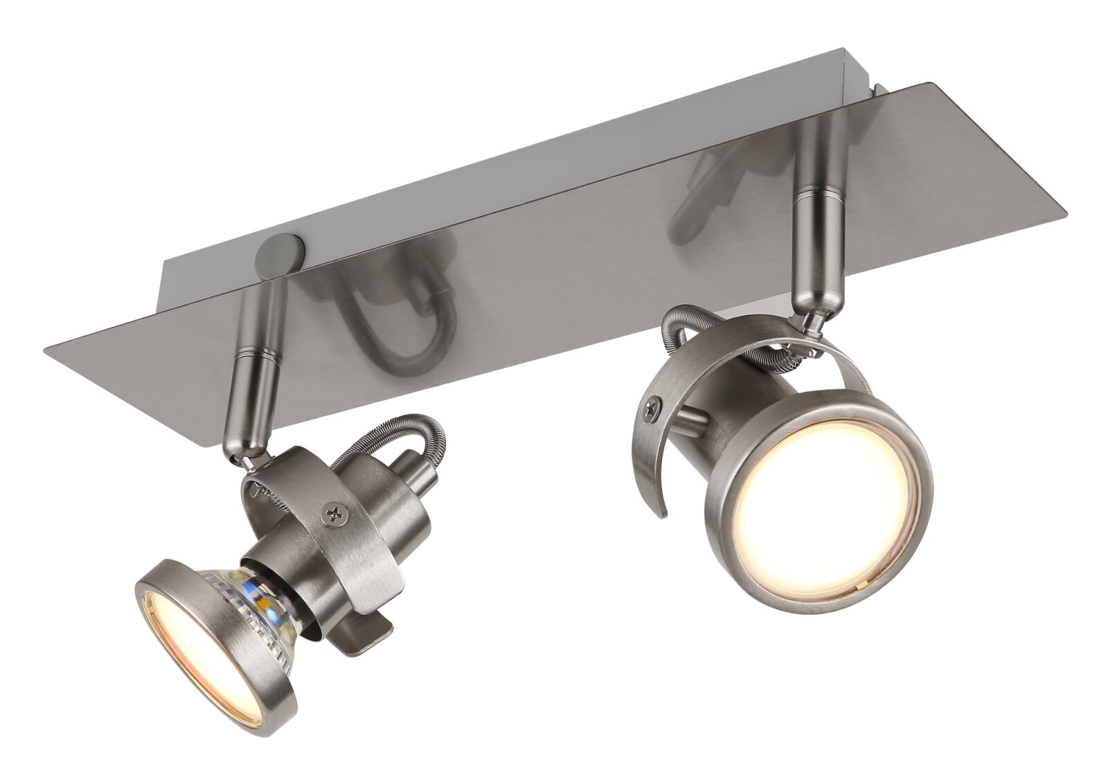 Strahler - Nickel matt - 2-flammig