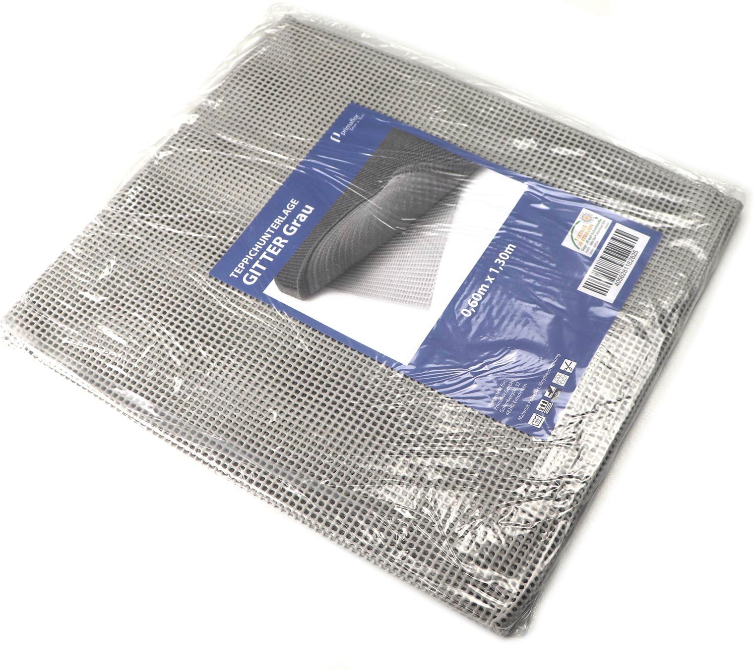 Primaflor-Ideen in Textil Antirutsch Teppichunterlage »GITTER - Grau« Gitter-Rutschunterlage mit Gleitschutz, individuell zuschneidbar