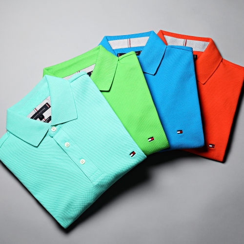 Polo Manches Courtes 1985 Slim 7771 Bleu Clair