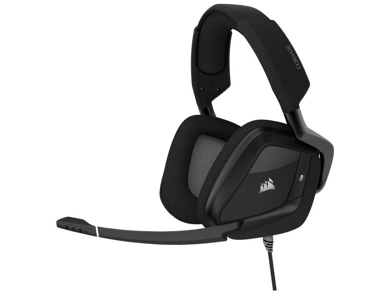 Corsair Headset VOID RGB ELITE USB iCUE Carbon Premium Gaming-Headset mit 7.1-Surround-Sound