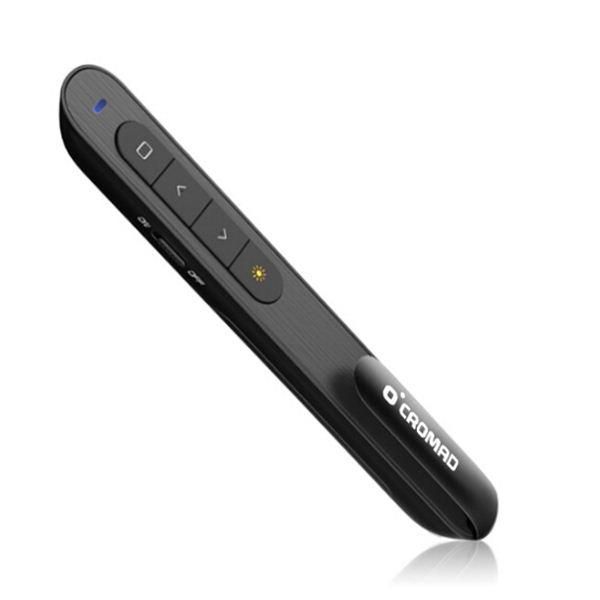 Cromad Apresentador Diapositivos c/ Apontador Laser (Preto) - CR0853