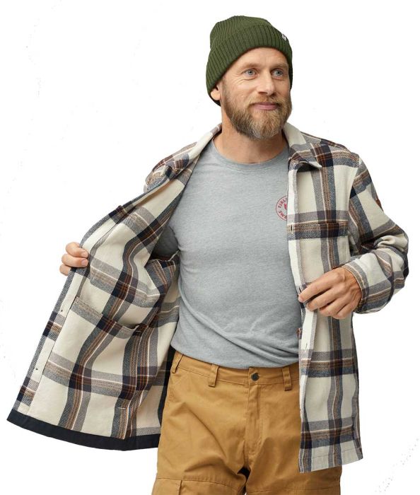 Singi Flannel Overshirt Men skjort/jakke