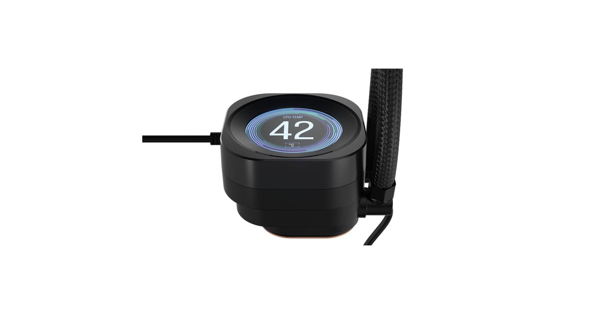 CorsairNAUTILUS 360 RS LCD CPU-vloeistofkoeler waterkoeling  (Zwart)