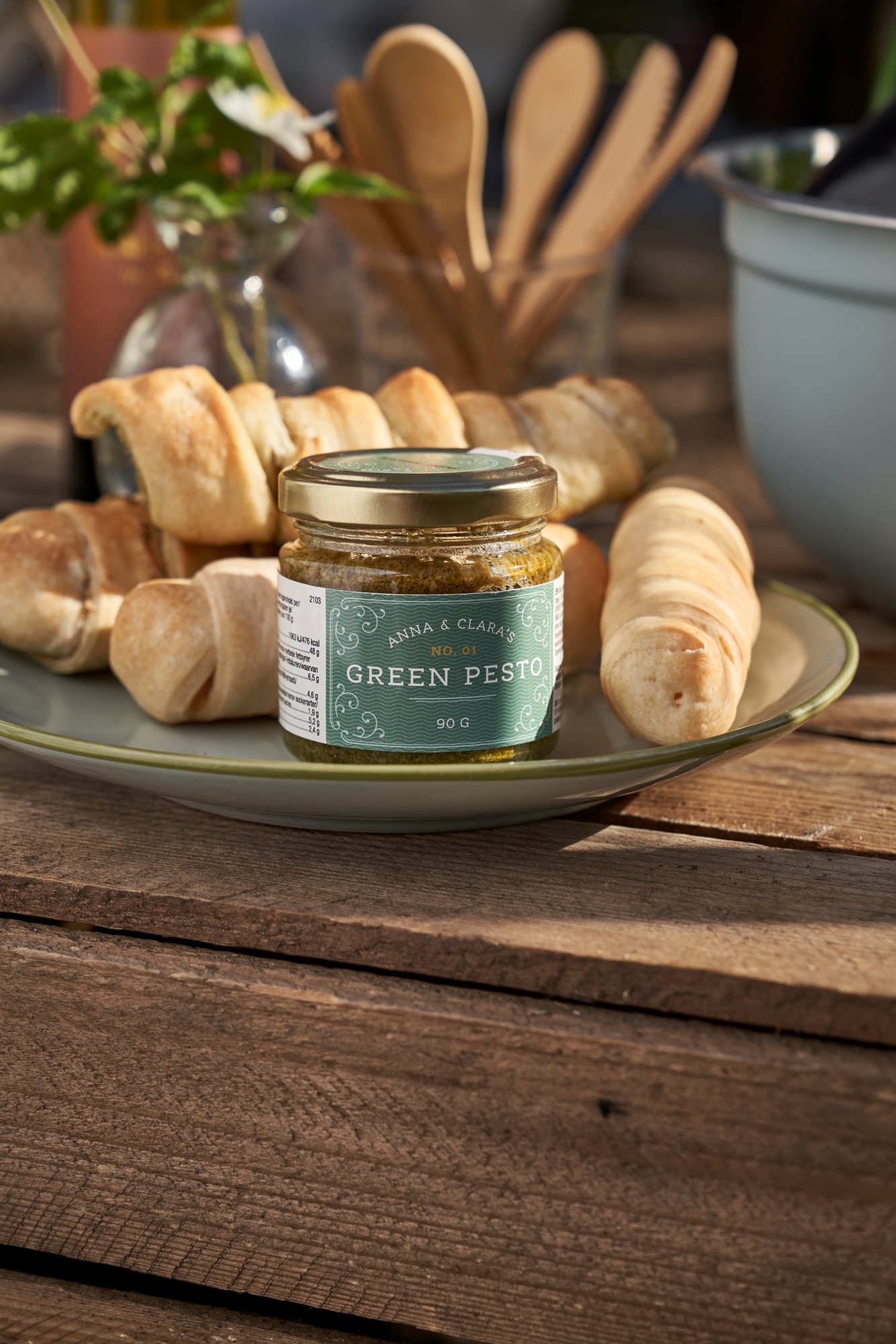Grøn pesto | Basilikum. 90 g.