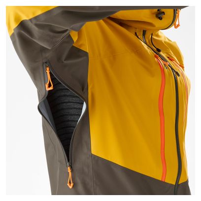 Veste Imperméable Millet M White 3L Vert/Jaune