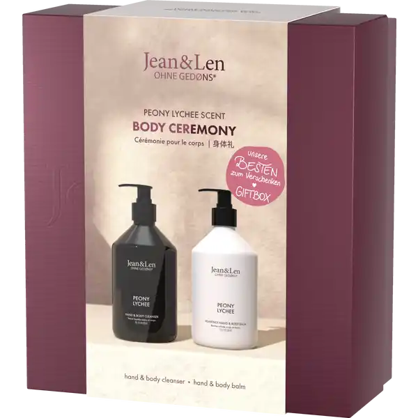Body Ceremony Pfingstrose Lychee Geschenkset