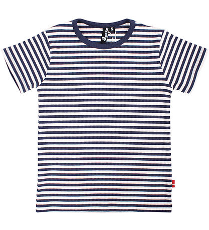 Danefæ T-Shirt - Rib - DaneStory - Navy/Kreide