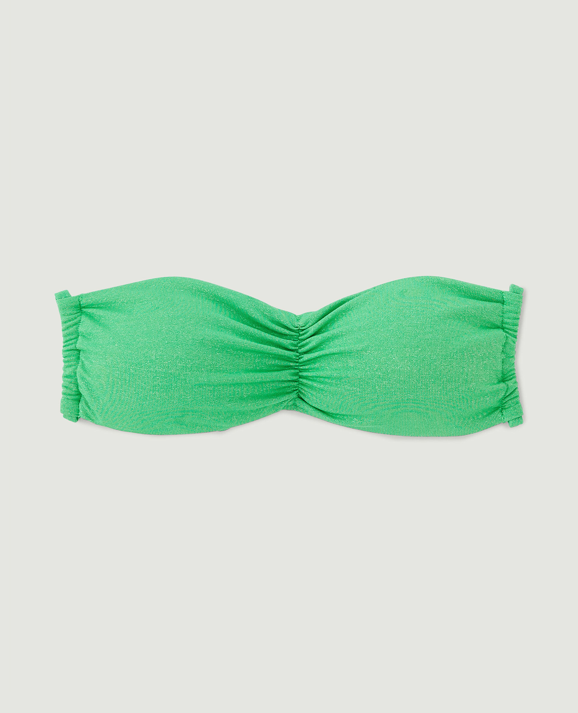 Haut de maillot de bain bandeau dos nu - Vert