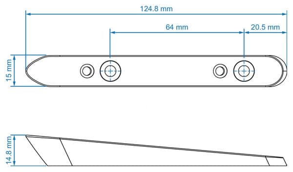 Kit d'Entretoises Profile Design HSF BTA Wedge Set pour Bidon Aéro