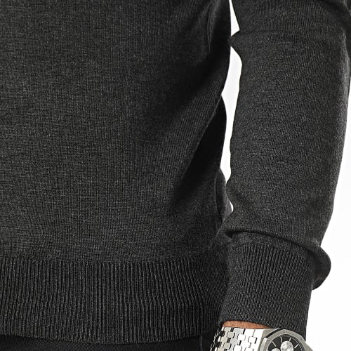 Pull Col Roulé Gris Anthracite