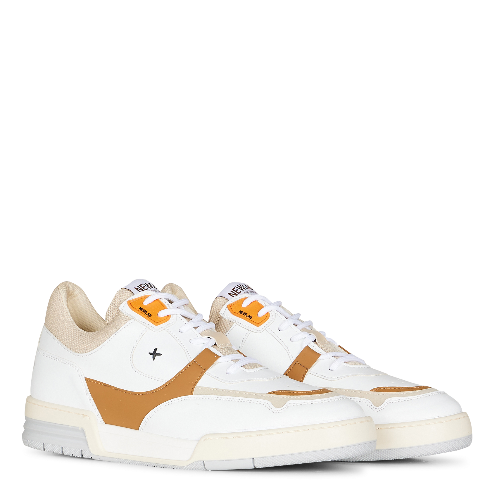 NL12 - Baskets basses en cuir | Blanc