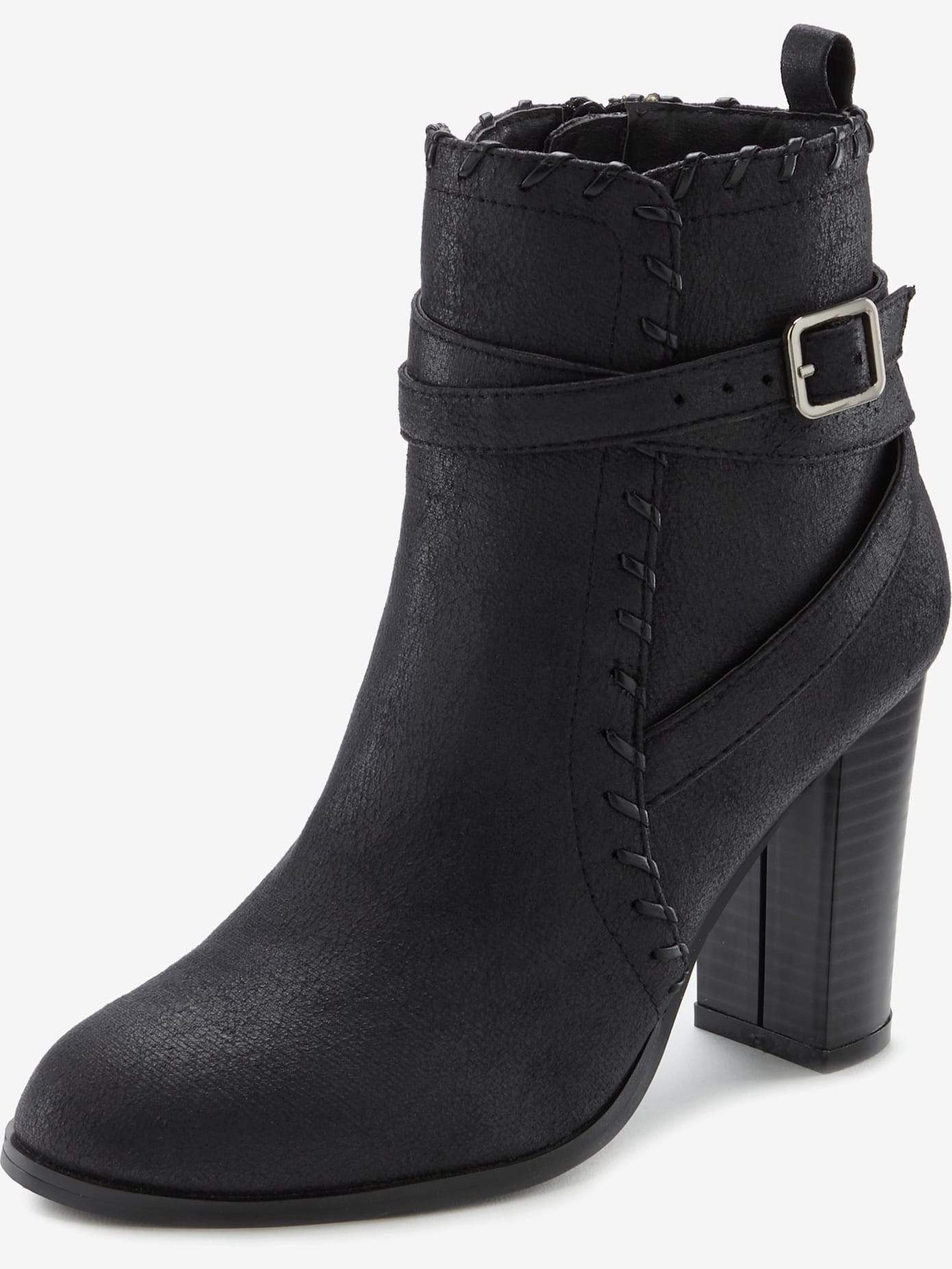 Bottines à talon haut talon bottier confortable et boucle décorative raffinée