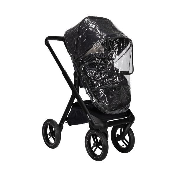Dubatti One E5 Kinderwagen 2-in-1 - Black / Dark Brown - Sand